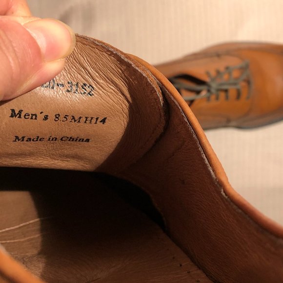 Johnston & Murphy brown leather oxford, 8.5 main image 9